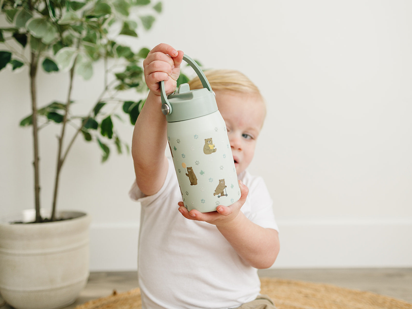 Stainless Steel Straw Bottle - 350ml