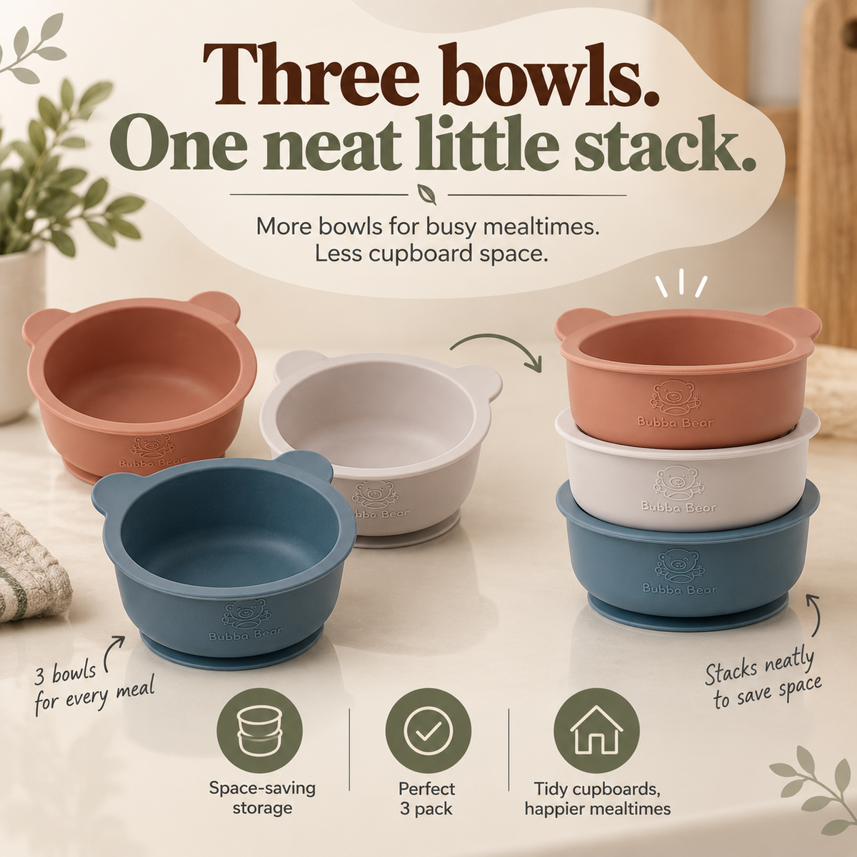 Bear Bowl Set