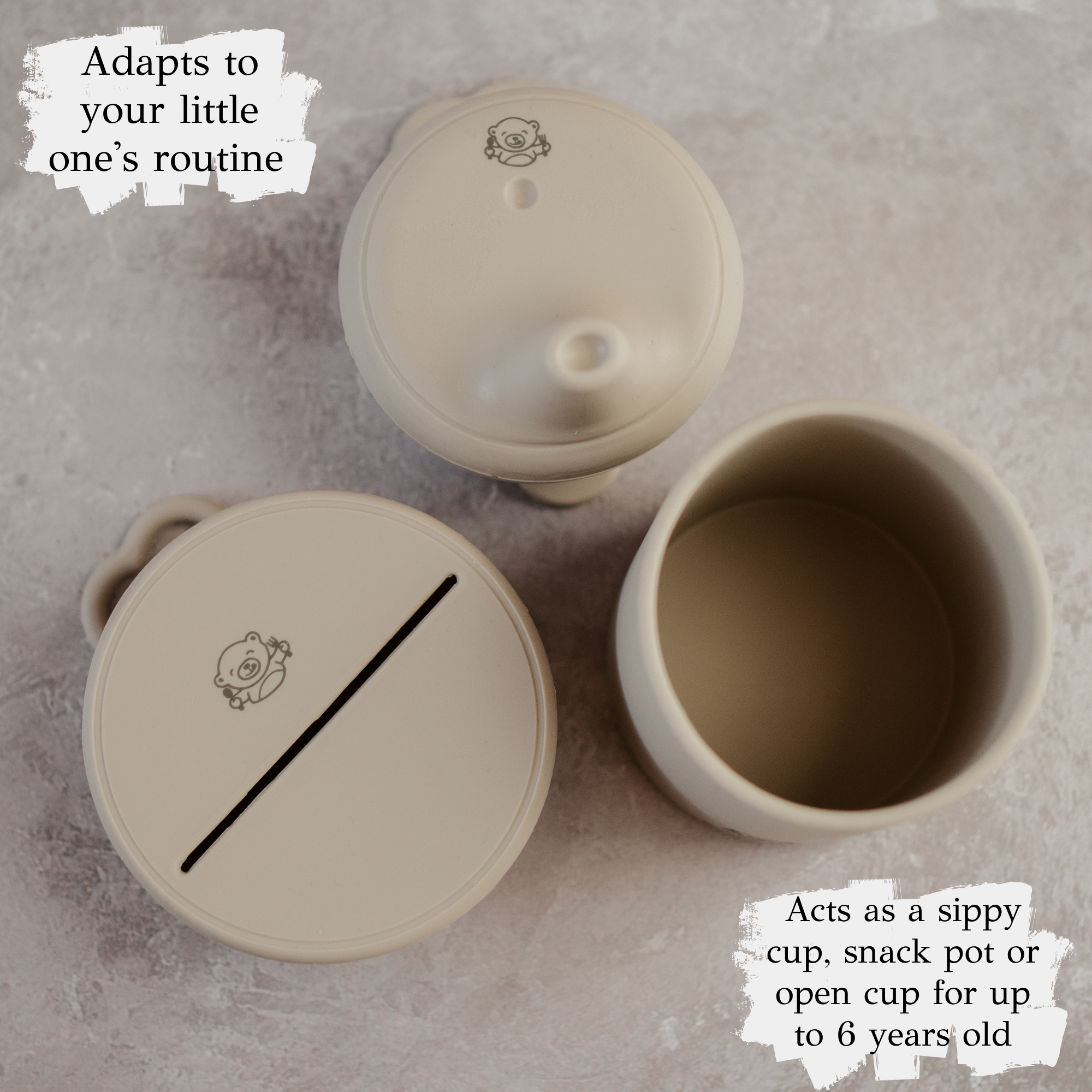 3-in-1 Sippy Cup & Snack Pot