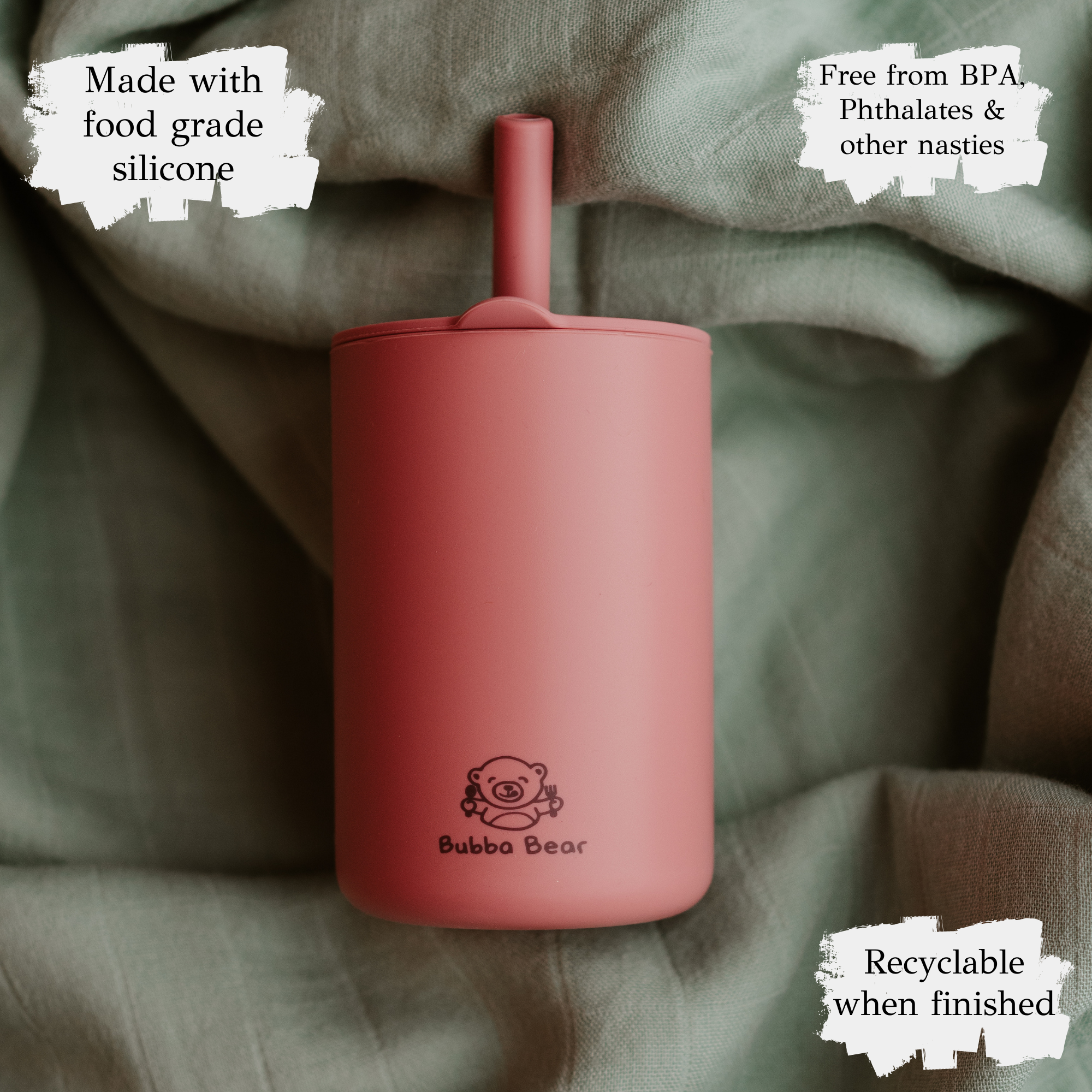 Silicone Straw Cup