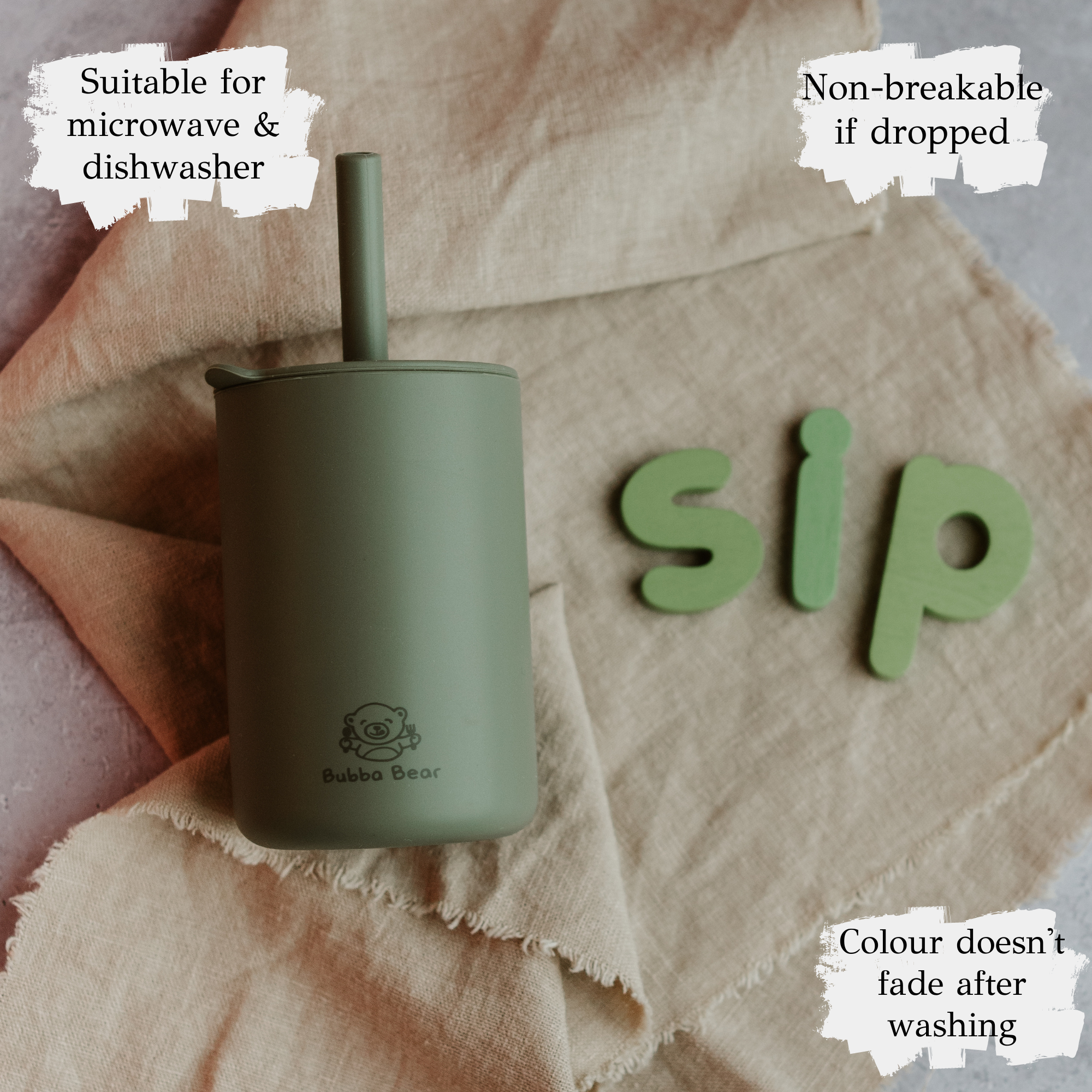 Silicone Straw Cup